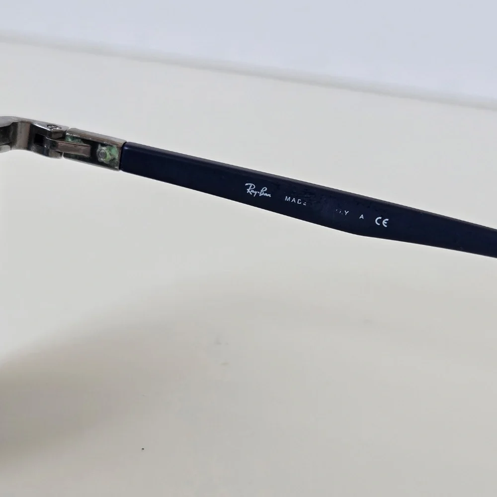 Ray-Ban Gunmetal Frame Sunglasses Blue Lens - Picture 10 of 13